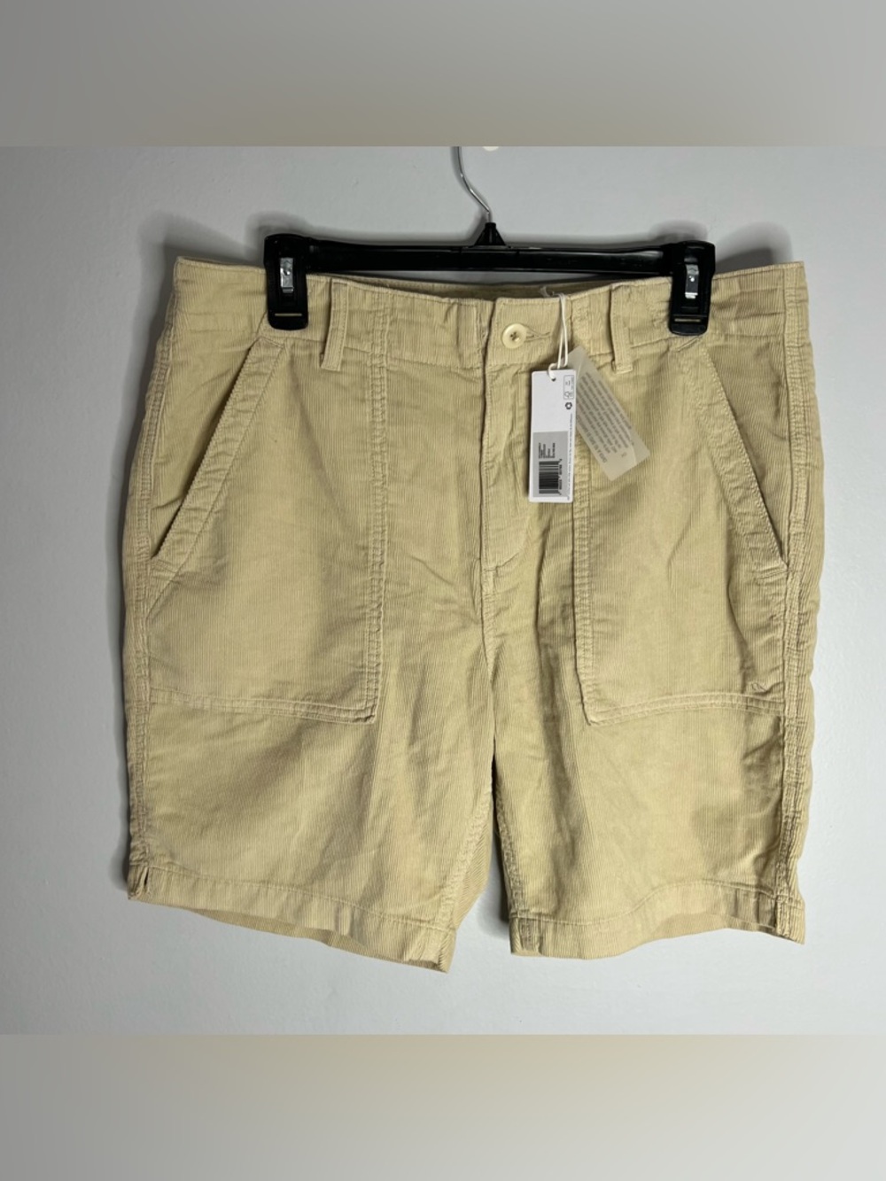Outerknown Seventyseven Corduroy Utility Shorts Mens 33 Clay Tan NWT